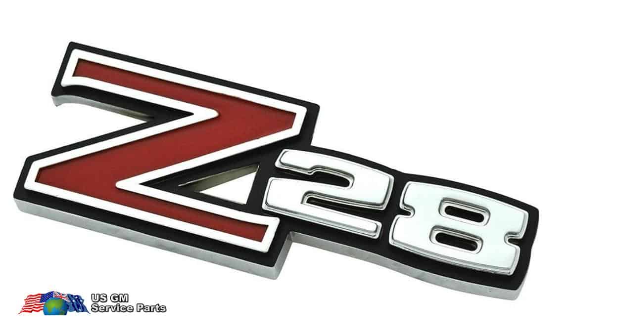 70-73 Camaro "Z28" rear spoiler Emblem
